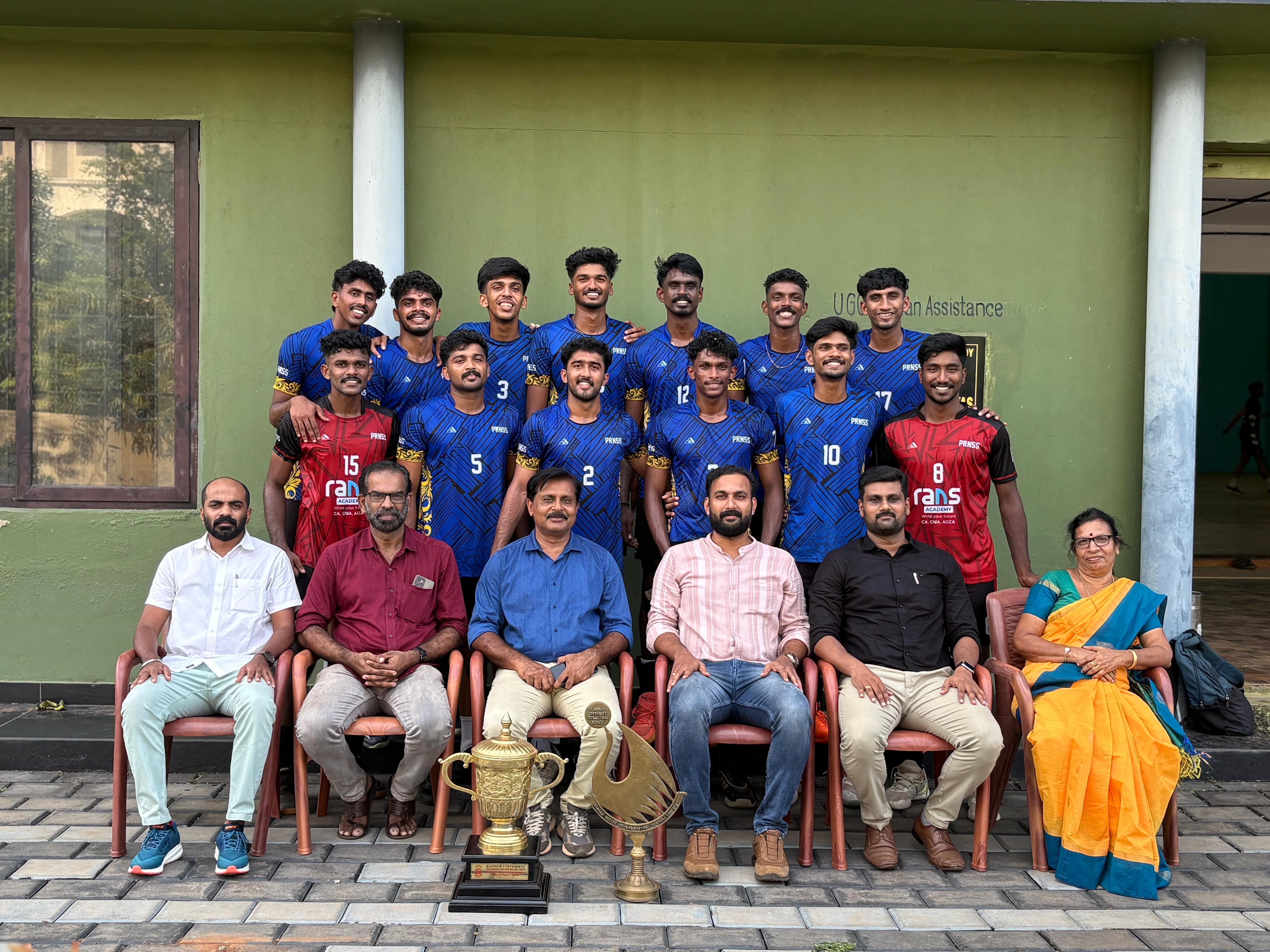 Kannur University Volleyball men Champions